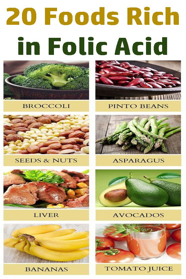 Foods Rich In Folic Acid